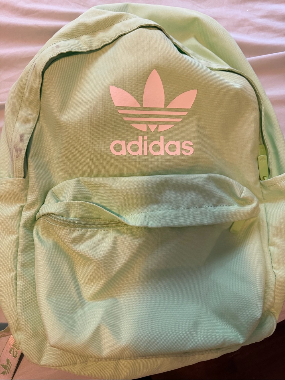 adidas Mint Green Trefoil Backpack